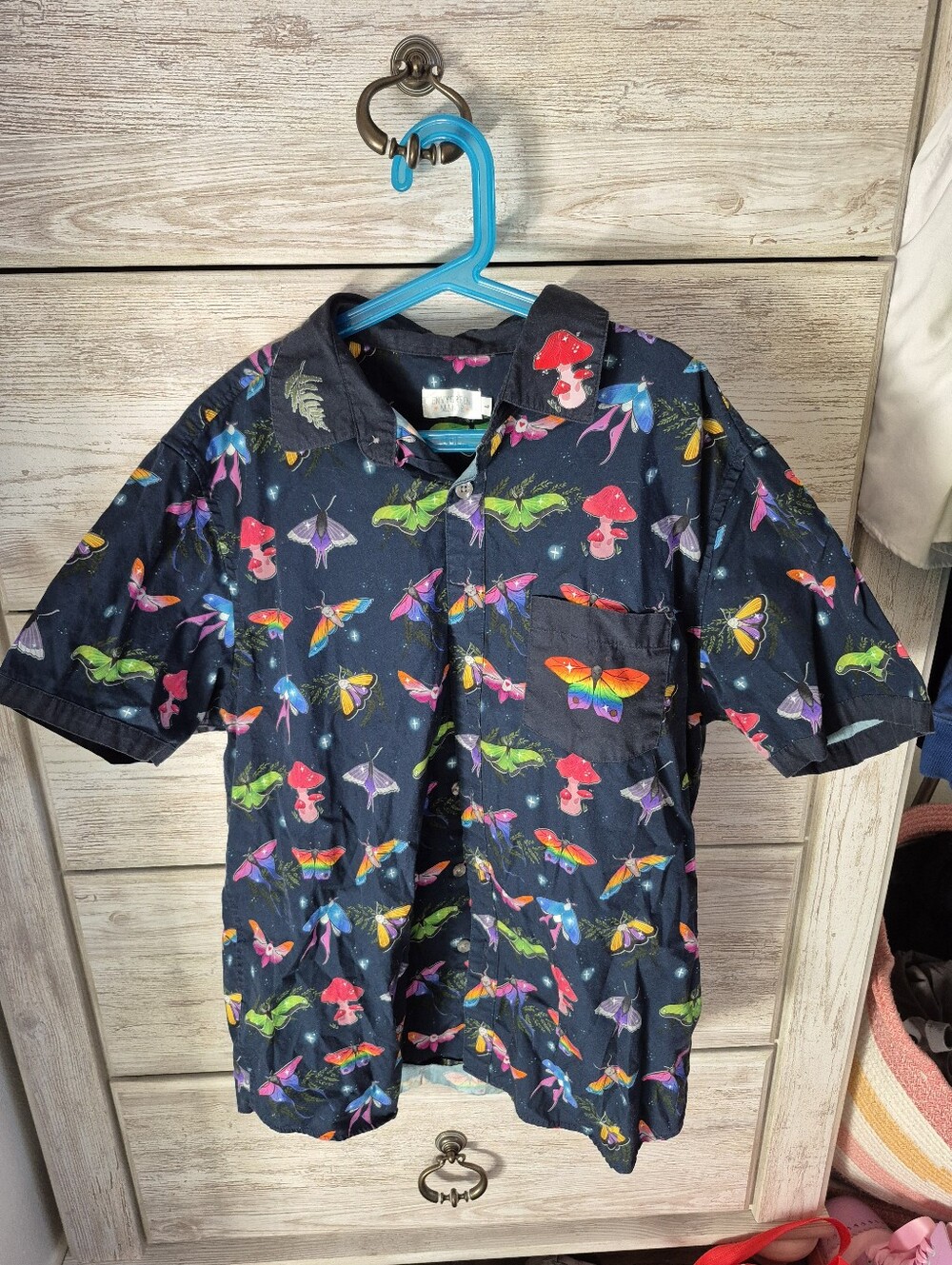 Envygreen Manor Pride Moth Button Up